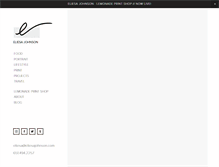 Tablet Screenshot of eliesajohnson.com
